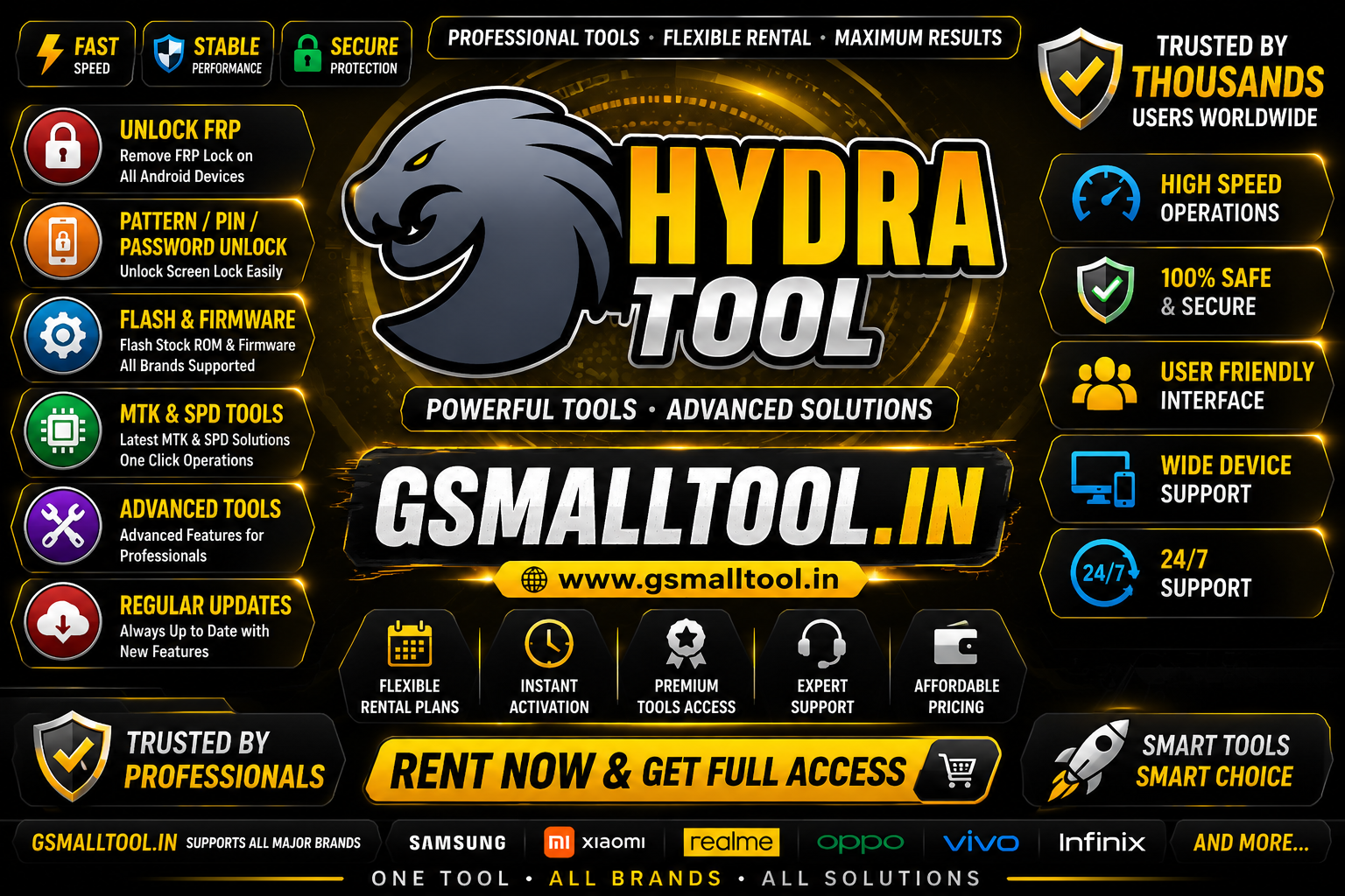 Hydra Pro Tool 6 Hours with Ultra Viewer Login