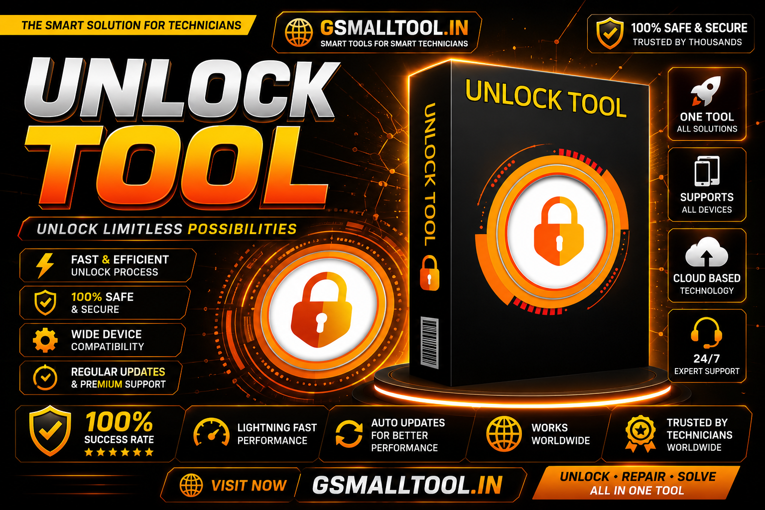 UNLOCKTOOL (6h)-[instant-Auto API 24x7]