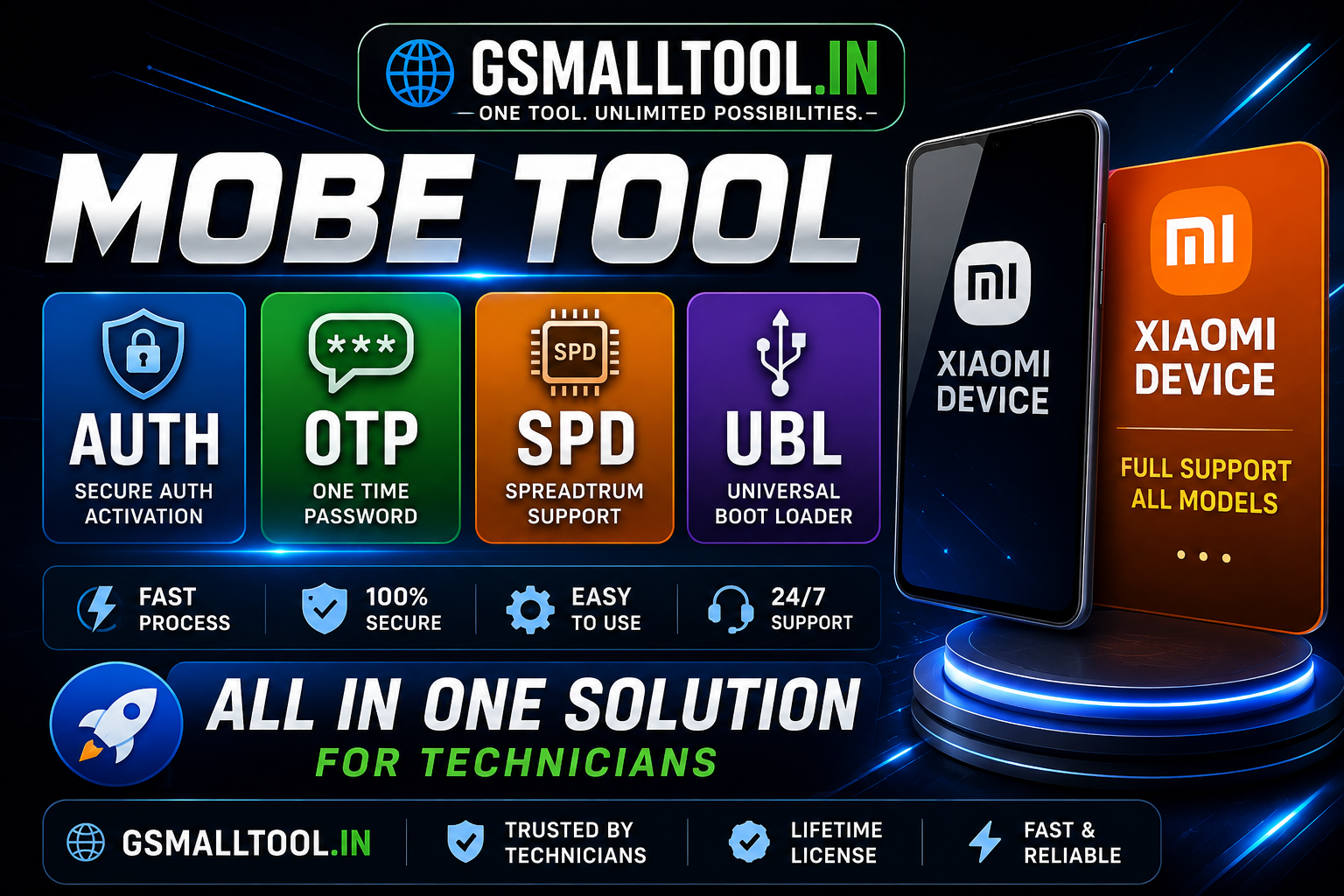 Mobe Tool Auth OTP SPD UBL Xiaomi Device 