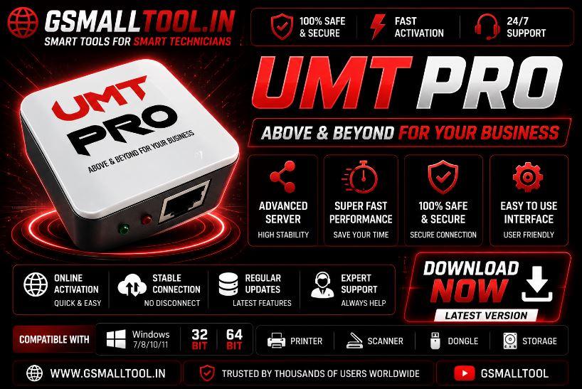 UMT 1 Year Activation Renew - Box / Dongle [ Instant - Auto API 24x7 ]  (Server1)
