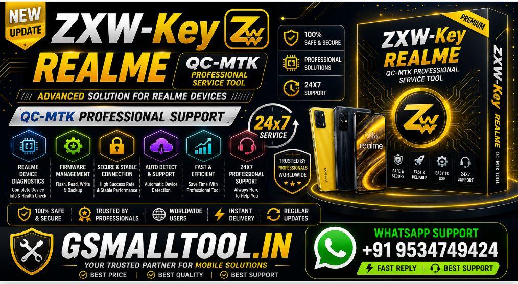 ZXW-Key REALME QC-MTK AUTH TOKEN API 24x7
