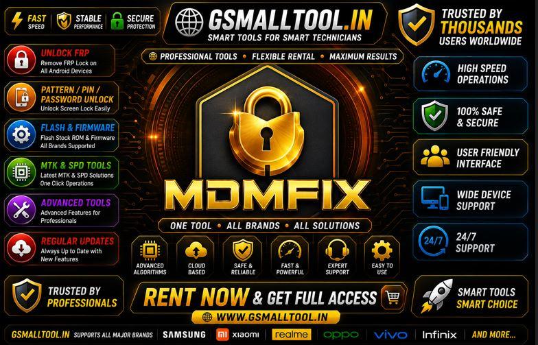 MDM Fix Tool Rent (6h) [instant-Auto API 24x7]