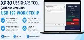 XPRO USB Share Tool (Without VPN RDP)–USB 197 Work Fix IP Lifetime