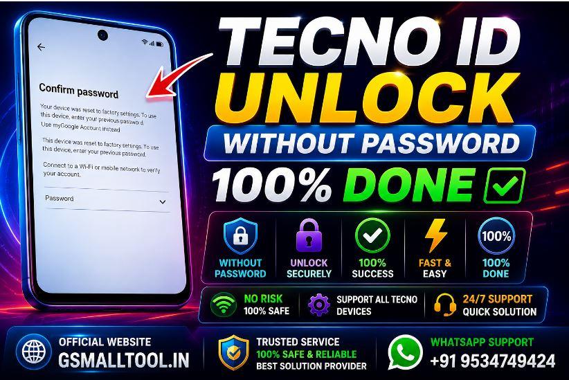 Remove Id Password TECNO INFINIX Monday To Friday instant Unlimited no refund 