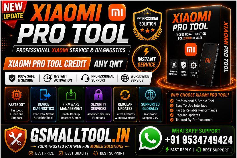 Xiaomi professional tool / Xiaomi Pro Tool Credit Any Qnt (AUTH, FASTBOOT TO EDL) [INSTANT]