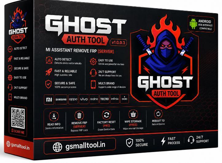 Ghost Auth Tool [ Auth Flash / EFS / Mi Cloud / FDL / FRP ] Any Quantity [Existing Users Only