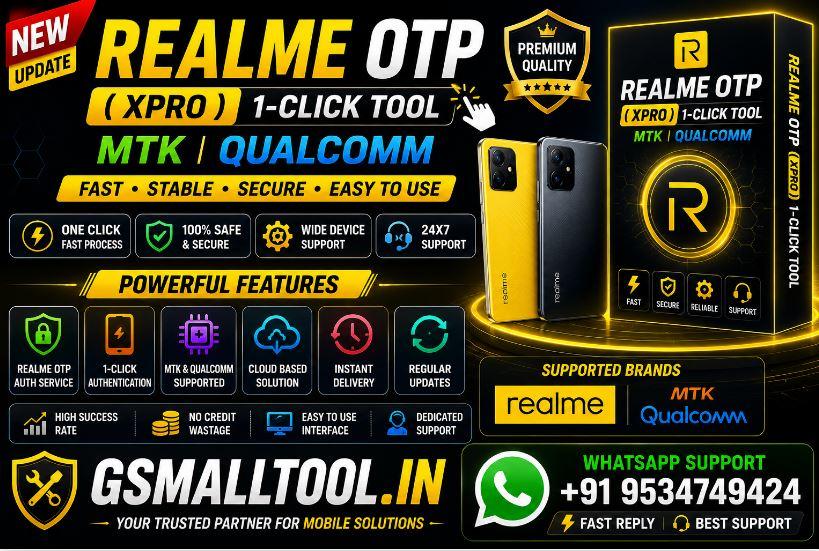 Realme OTP ( XPRO )1-Click Tool MTK Qualcomm